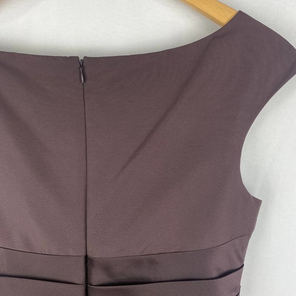 David's Bridal Bridesmaid Dress F12723 Purple 12 - Picture 7 of 8